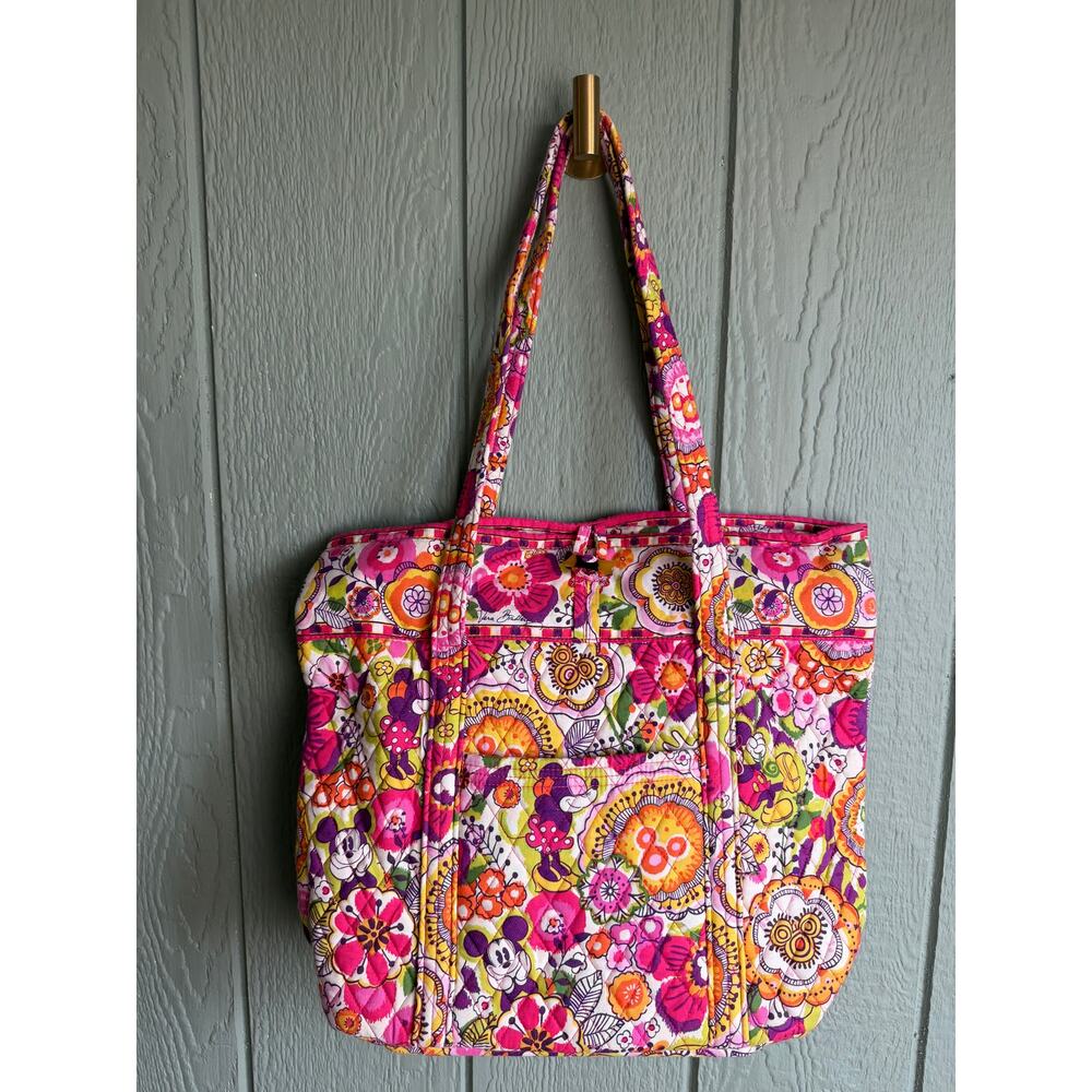HTF Mickey Mouse Disney Park Large Vera Bradley Tote - Retired & Rare!